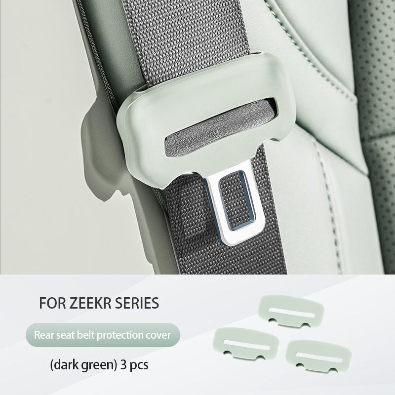 For ZEEKR 001 X belt buckle Silicone Case Snap protector Anti scratch and anti abnormal noise Seat belt interior accessories