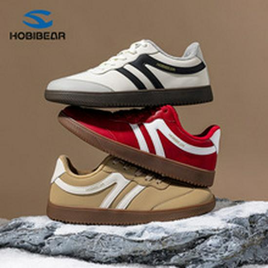 Happy Bear Fleece-Lined Kids' Wide-Toe Winter Sports Shoes - Warm, Double-Layer Cotton, Cold-Proof, Casual Outdoor Footwear.