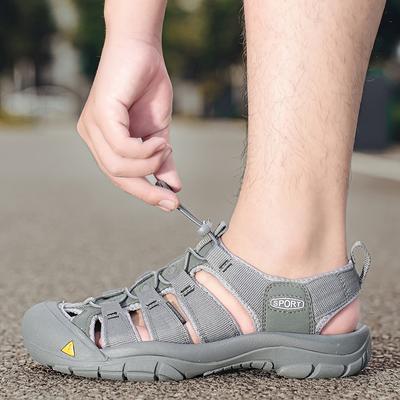 Sommer Outdoor Sandalen für Herren Atmungsaktive Wanderschuhe Wasser Strand Herren Sandalen Camping Klettern Aqua Sneaker
