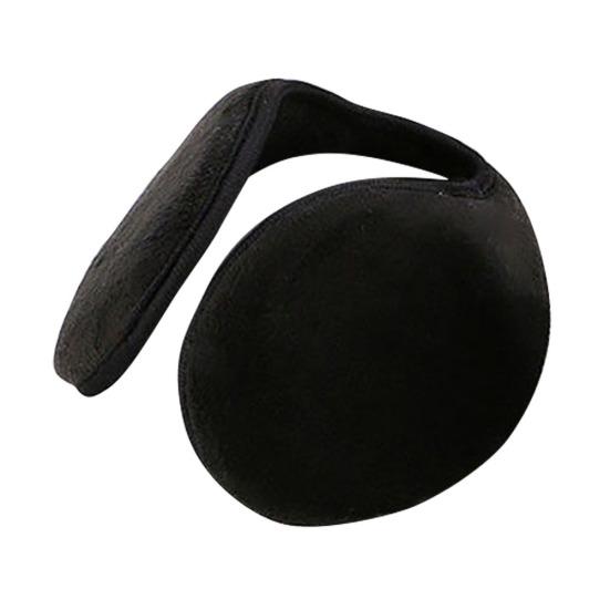 Men Winter Solid Color Plush Ear Muffs Earmuffs Warmer Behind the Head Band