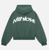 Unisex American Retro Cross Angel Print Hooded Sweatshirt