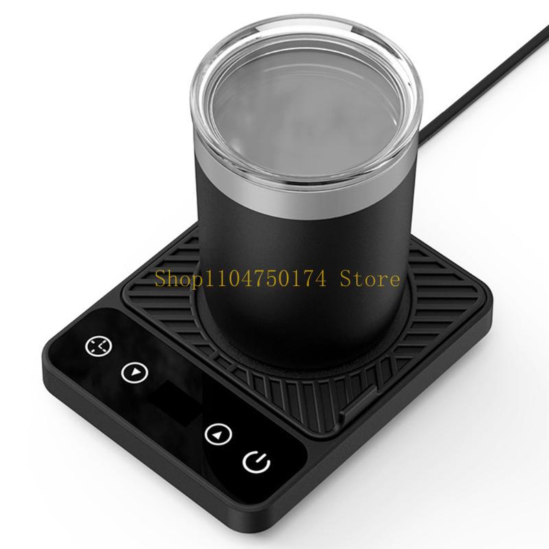 9 Stage Adjustable Coffee Warmers Pad Maintains 55℃ Temperature Metal Plastic Heating Base European Compliant Appliance top sale