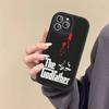 United States TV The Godfather Leather Phone Case For Iphone 16 15 14 Plus 13 12 11 Pro Max Case