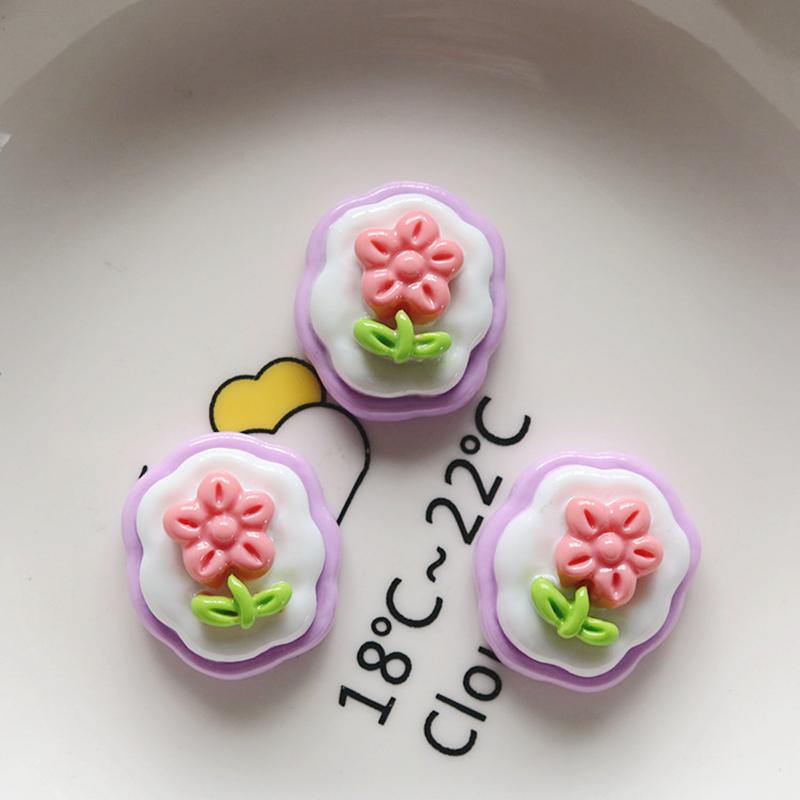 10 Pcs New Mini Cute Cartoon Butterfly Junction Rabbit Resin Scrapbook Diy Jewellery Hairpin Accessories Decorate Craft A80