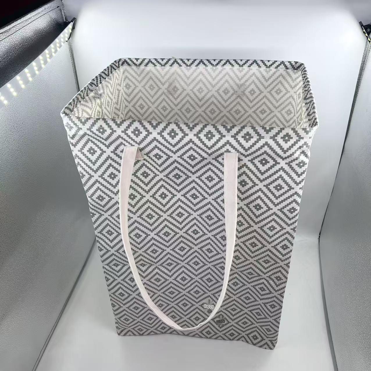 

Foldable Large Capacity Fabric Storage Basket for Clothes and Sundries 40x30x60 cm