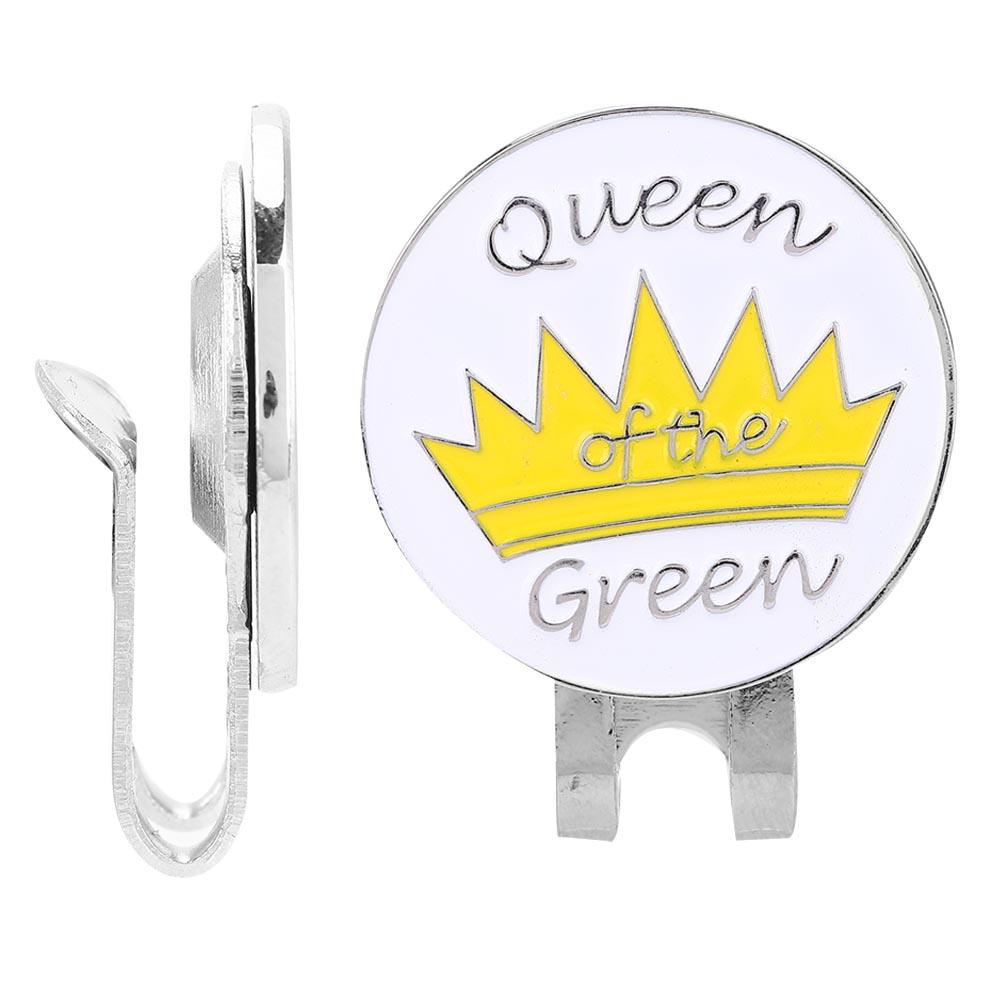 Durable Metal Golf Mini Magnetic Ball Marker Golfer Hat Visor Clip Accessory