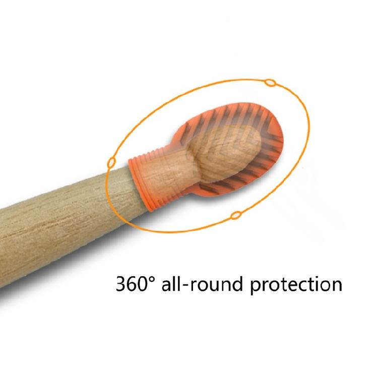 2 Pack Silicone Tips Drumstick Head Protectors for Drumsticks Offer Superior Protection and Improved Playing Experience
