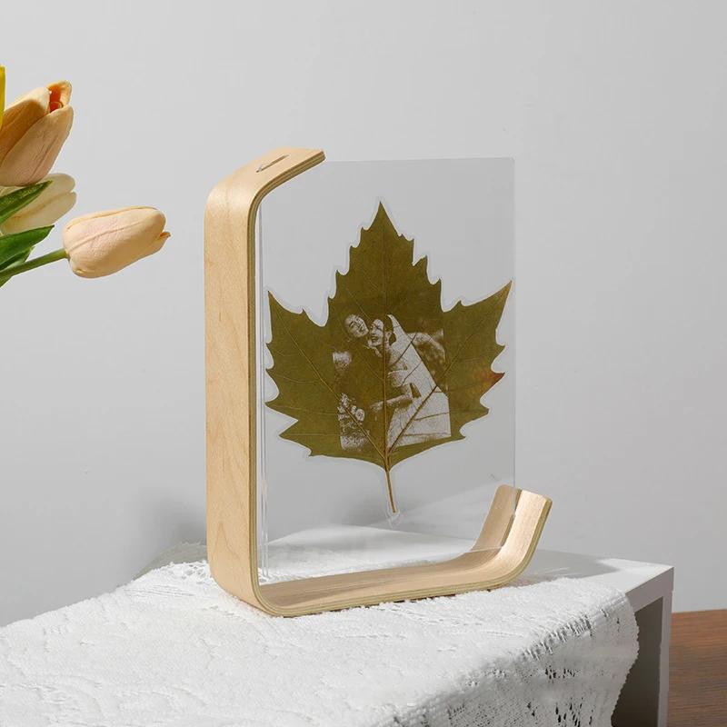 Двусторонняя акриловая фоторамка, креативные украшения, гербарий, хранение альбомов, декоративные украшения 6 inches