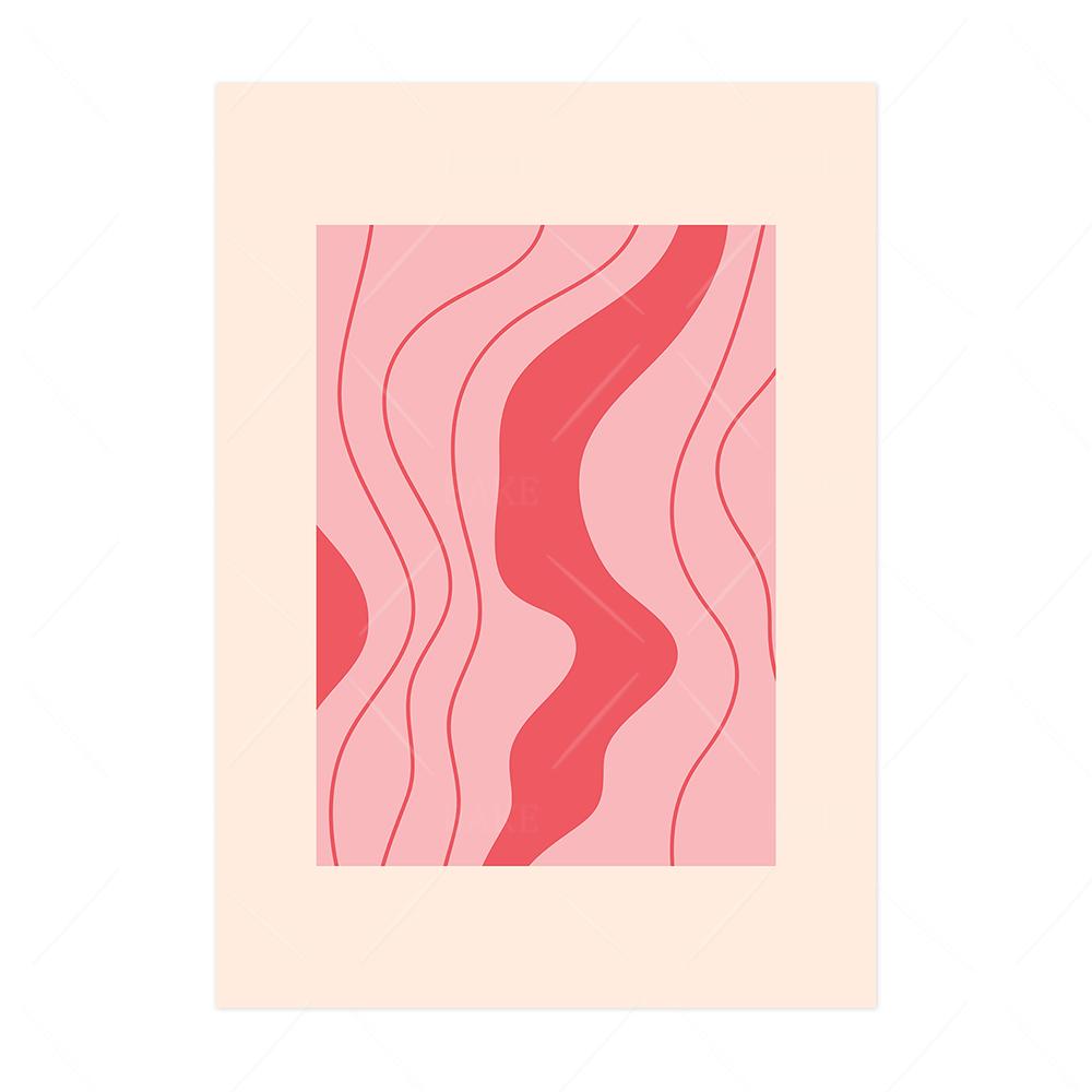 

Абстрактная линия Матисса, лицо, коралловые листья, настенная живопись на холсте, плакаты на скандинавскую тему и принты, настенные панно для декора гостиной 21x30cm No Framed