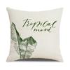 Ins Nordic Tropical Plant Pillow Cover New Home Furnishings Office Lumbar Cushion Pillow Cover