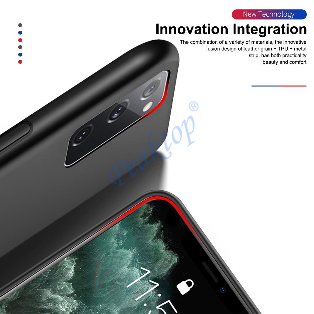 Matte Leather Case For Samsung S21 Plus Cases For Samsung Galaxy S21 Ultra 5G S 21 Plus 2021 Magnet Car Holder Phone Cover Coque