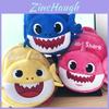 Adorable Baby Shark Kids Backpack Soft Plush Schoolbag Bright Color Kids Gift