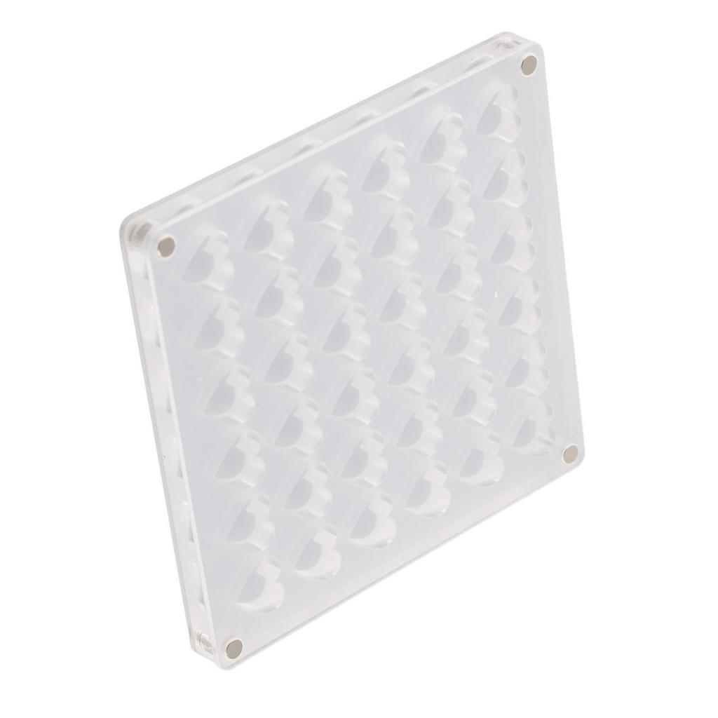 Multi Functional Transparent Acrylic Box for Storing Shells and Crystals Designed with a Convenient Magnetic Locking System