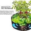 Home Supplies Felt Growth Bag Round Durable Planting Bag Wear-resistant Resistant Dirt Planting Seedling Bag Vegetable