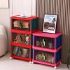 Colorful Dopamine Folding Storage Cabinet Organizer Large Capacity Collapsible Living Room Drawer Sorting Cabinet