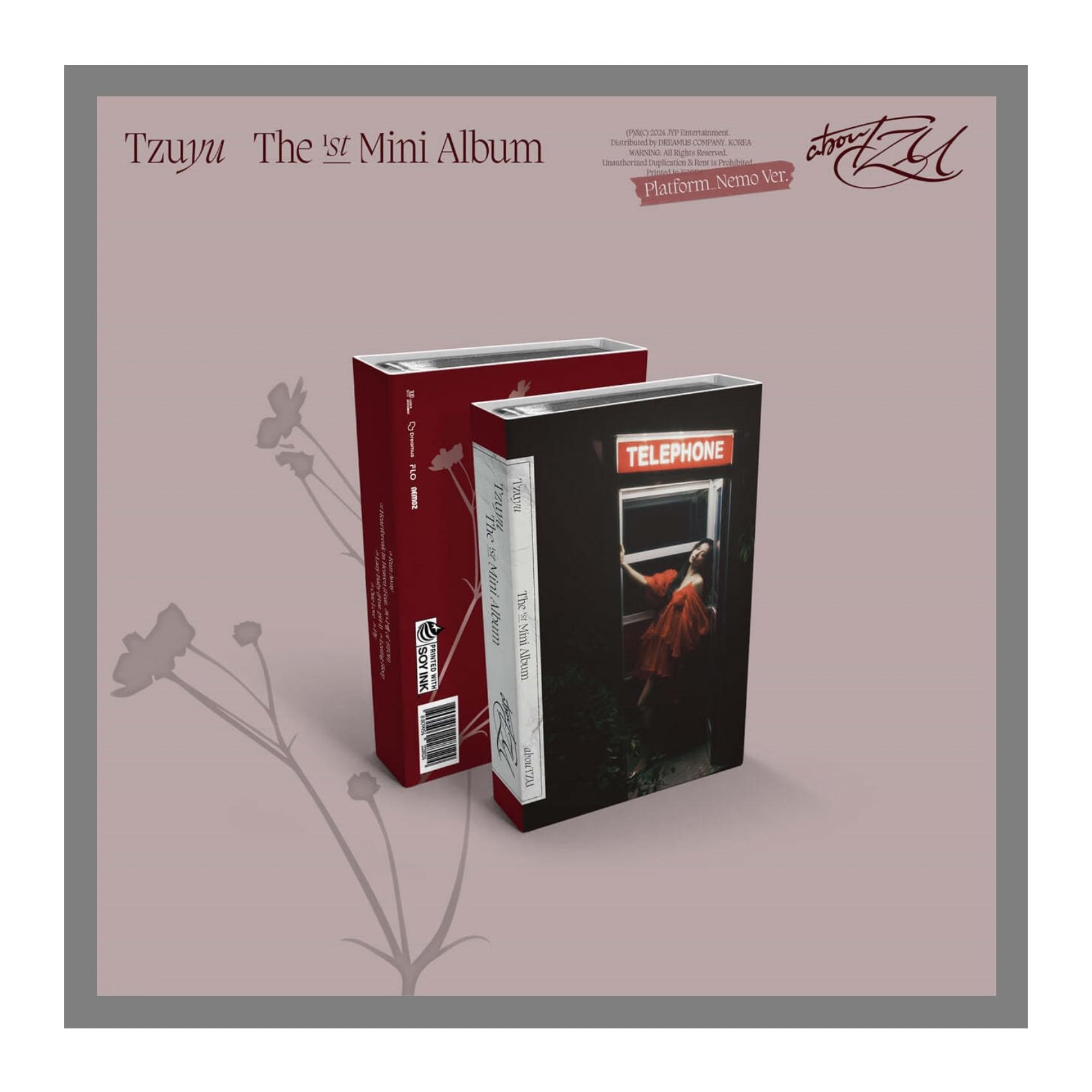 

TWICE Tzuyu abouTZU 1st Mini Album with Tracking Tsuyu (Nemo Version)