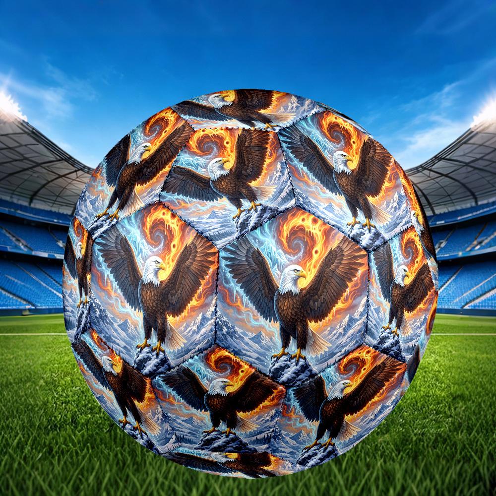 1pc Eagle Flames Durable Size 5 Soccer Ball Professional Match Training Football Indoor &Outdoor Sports Ball P60155