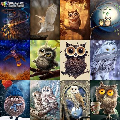 5D Diamond Painting Full Diamond Animal Owl Diamond Painting Handmade Diy Diamond Mosaic Painting Home Decoration