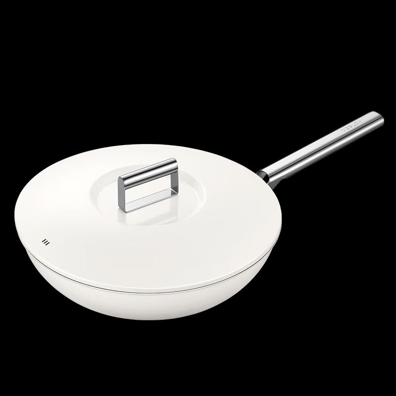 Deslon Titanium 0-Coating Non-Stick Wok