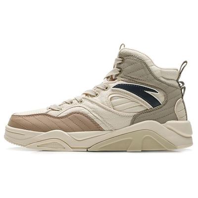 Serie Lifestyle Zapatillas de Skate de Caña Alta Versátiles y Modernas para Hombre Zapatillas Blancas Amarillas 112248088-3