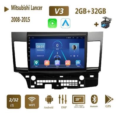 10 inç Android Carplay Mitsubishi Lancer 2008-2015 için araba radyo multimedya Video oynatıcı GPS navigasyon WIFI 2 + 32GB