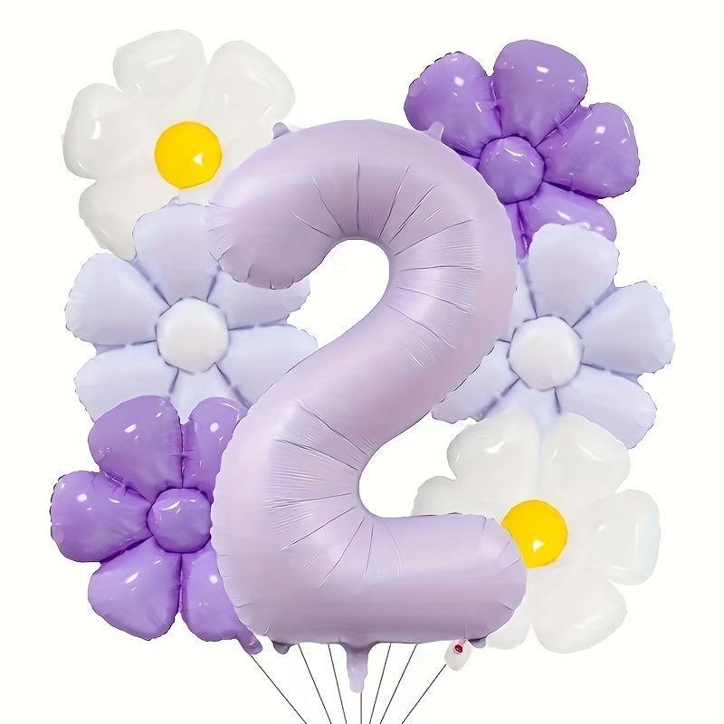 Daisy-themed Daisy Balloon Set for Children's Birthday Party and First Birthday Decorations