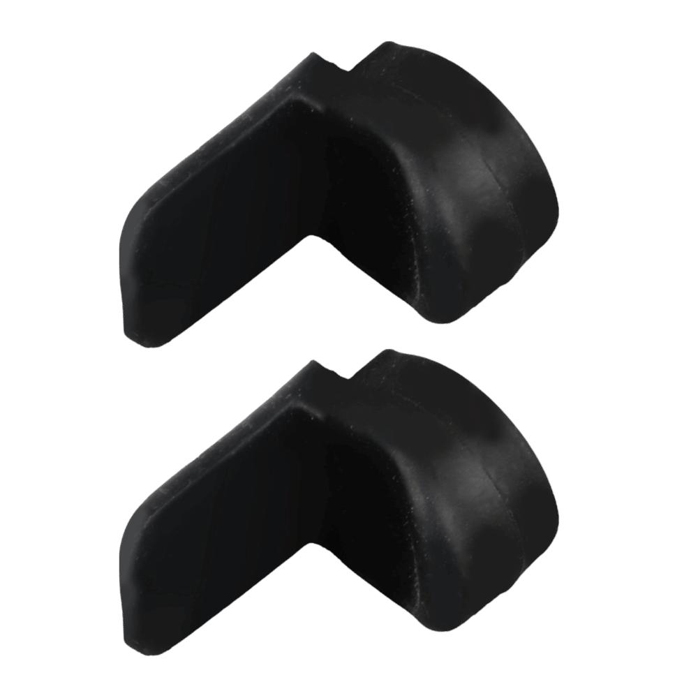 2PCS Silicone Material Finger Rest Protector Black Color Instrument Thumb Rest For Clarinet