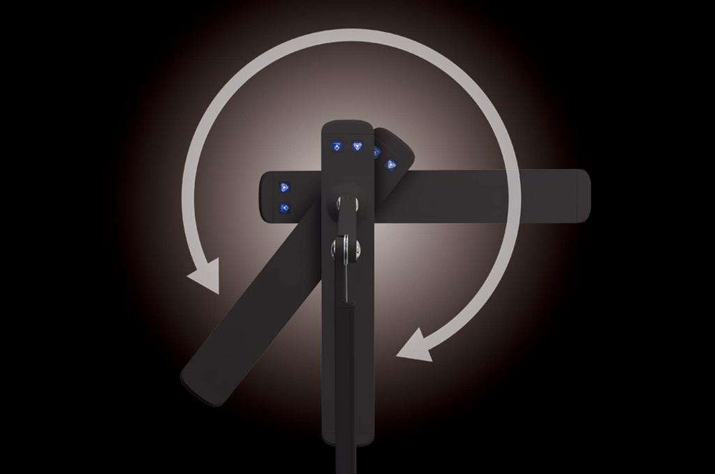 GENTOS Lumisus R190 LED Desk Light (1800 Lumens) Black (DK-R190BK)