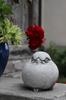 Decorative Garden Sculpture Fat Gray Bird