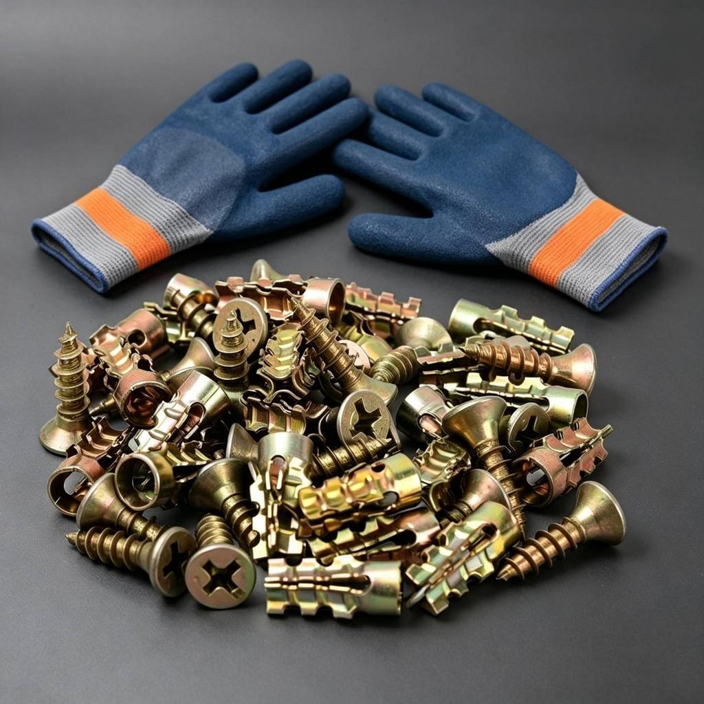 200 Pieces Metal Expansion Wall Anchors Expanding Hardware Fasteners