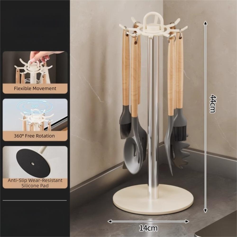 Beweglicher Aufbewahrungshalter Tragbarer Küchenutensilienständer Küchenorganisator