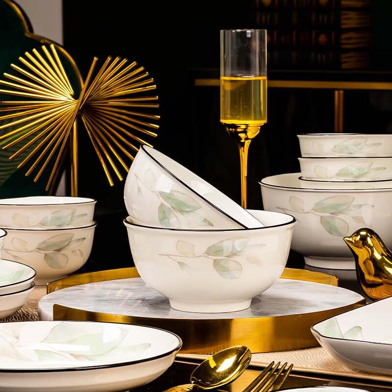 Haoya Jingdezhen 78-Piece Ceramic Dinnerware Set
