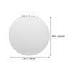 Round Ball Lamp Shade Plastic Globe Light Fixture Cover for Decorative Lighting Malls Parks Homes 5.9 Inch Diameter Easy Install