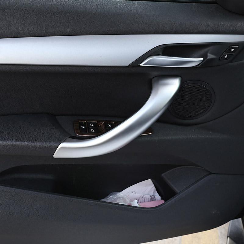 Für BMW X1 F48 2016-2018 ABS Matt Silber Auto Innen Türgriff Verkleidung Auto Zubehör Für BMW X2 F47 2018 4 Stück