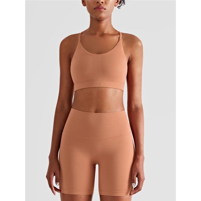 Alo Damen Stoßfester Yoga Sport-BH - Schöner Rücken Pilates Fitness-West