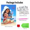 Disney Pearl Art Moana Stitch Creative Pearl-Style Art Kit 5D DIY Pearl Embroidery Mosaic Cross-Stitch Kit for Home Decor
