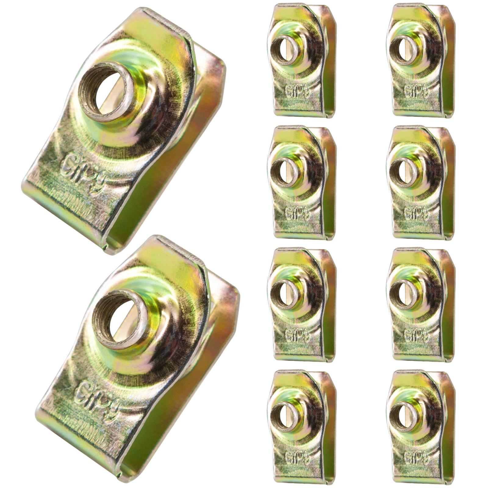 

Новые 10 шт. Автомобильные болты M6 для кузова, крышки двигателя, защиты поддона, брызговика, бампера, подкрылка, крепеж-фиксатор, заклепки, винты-клипсы