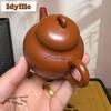 140ml Authentic Yixing Purple Clay Teapots Master Handmade Pot Raw Ore Zhu Mud Tea Maker Kettle Zisha Tea Set Tea Ceremony Gift