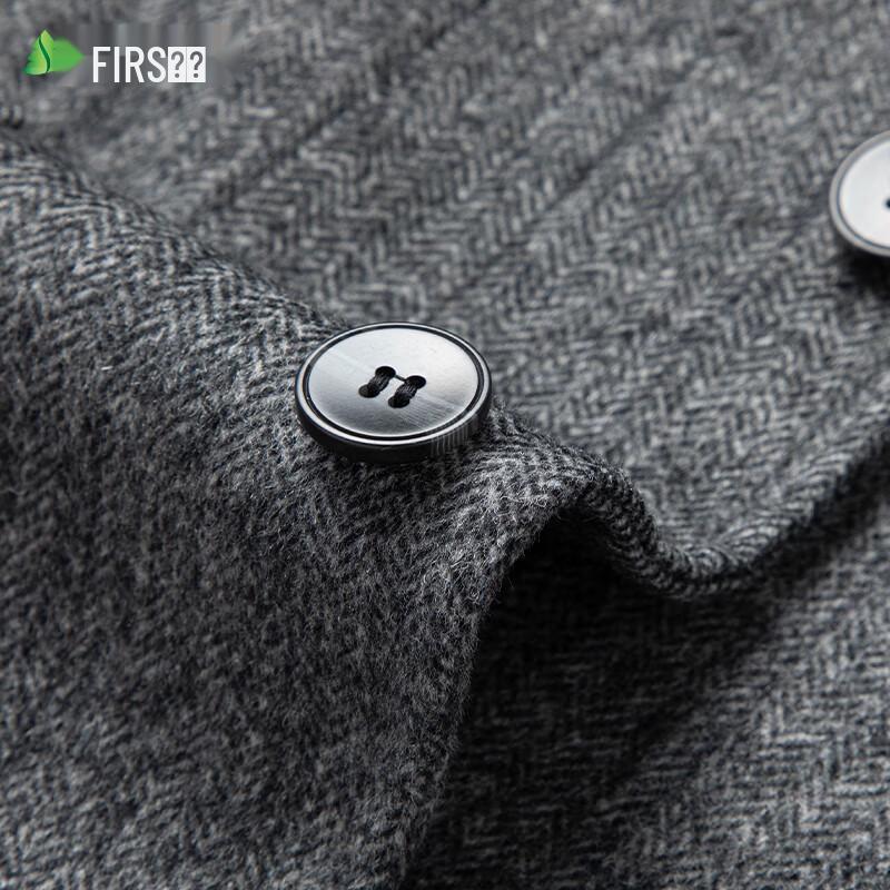 Shanshan Men's Wool Blend Double-Faced Suit Jacket