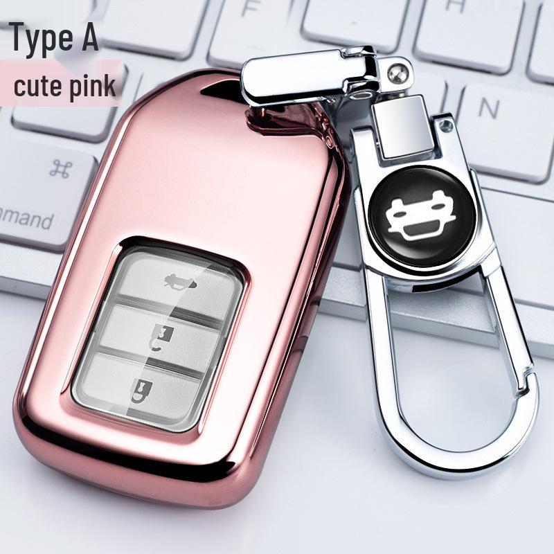 Honda Key Case Set: Compatible with Accord, Avancier, CRV, Vezel, Civic, XRV, Jade, Crider, Fit.