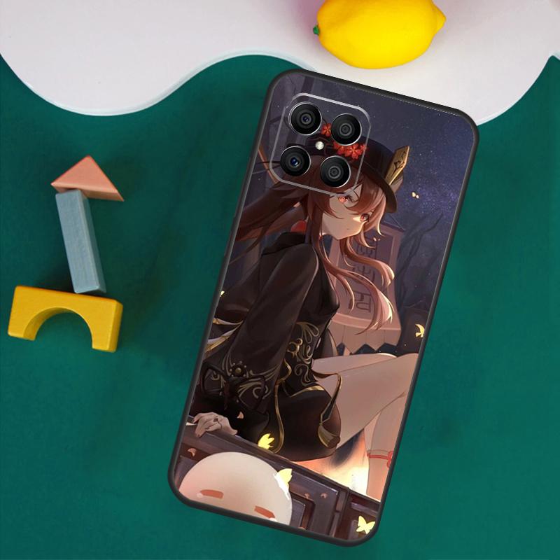 Genshin Impact Hu Tao Case For Honor 200 Lite 50 70 90 X9a X8a X8 X9 X8b X9c X9b Honor Magic 5 6 Pro 7 Lite Cover