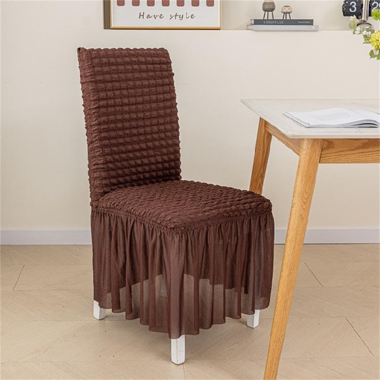 Stretch Chair Cover Folding Chair Skirt for Dining Room Kitchen Banquet Home