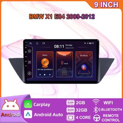 Wireless Android Car Stereo Radio Carplay For BMW X1 E84 2009-2012 Multimedia Video Player GPS Navigation WIFI 2+32GB