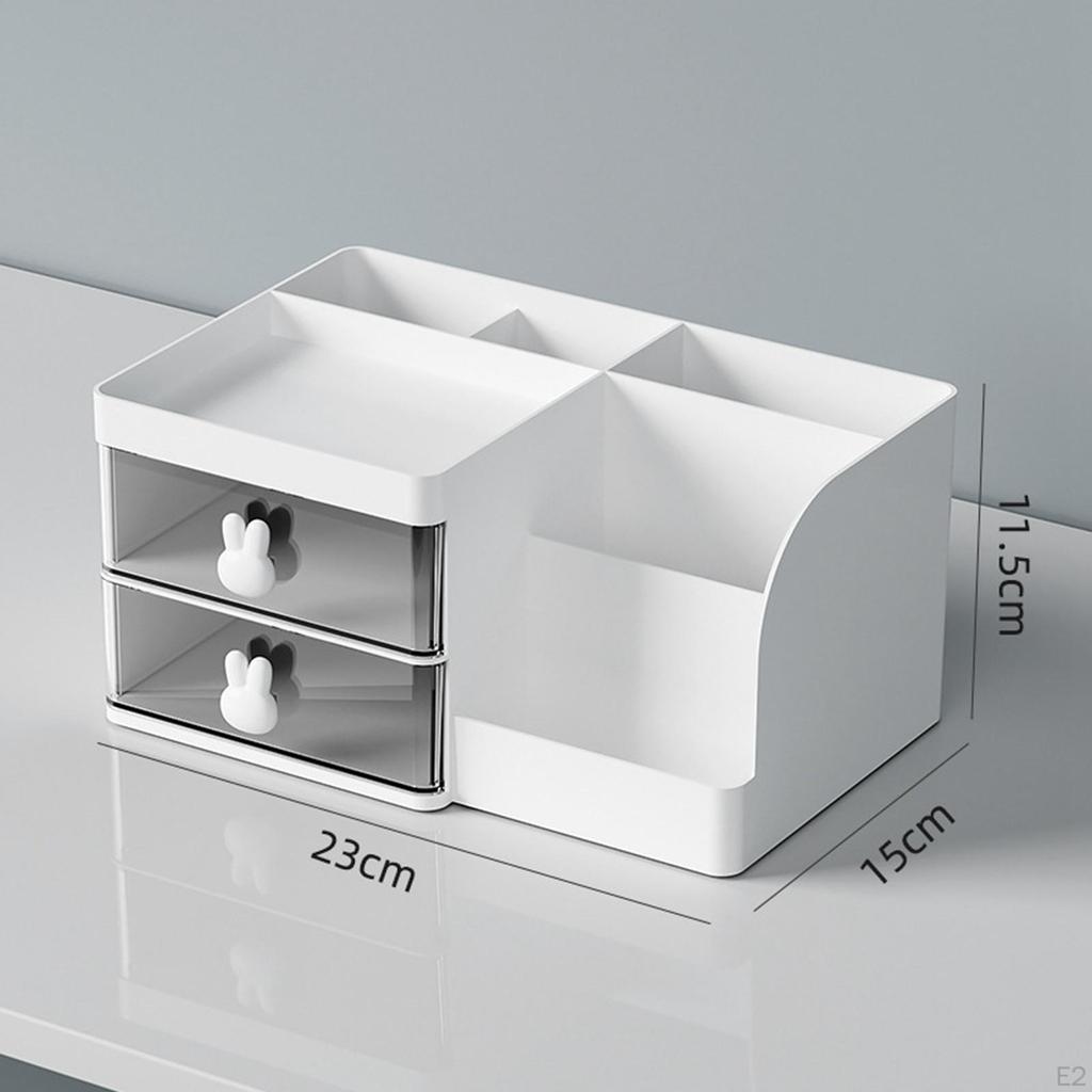 Stolní organizéry Úložné stojany Příslušenství Kosmetický velkokapacitní přihrádkový stůl