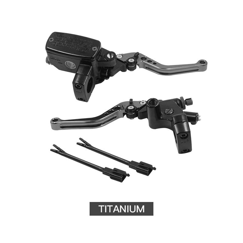 1" 25mm Universal Motorcycle Brake Clutch Master Cylinder Hydraulic Pump with Adjustable Levers For Honda SHADOW Yamaha Suzuki