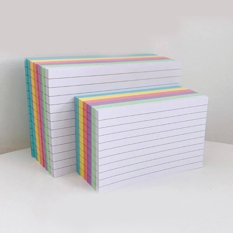 900 Sheets Multipurpose Colorful Notepaper Double Sided Lined Notepads Ruled Memo Sheet For Office School Supplies