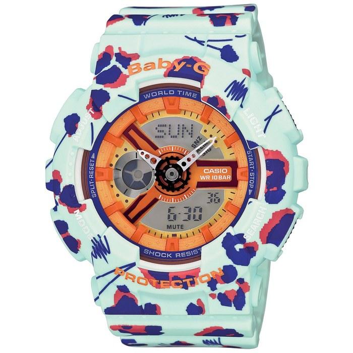 [Casio] BABY-G Flower Leopard Series BA-110FL-3AJF Women s Watch, Multicolor Dial