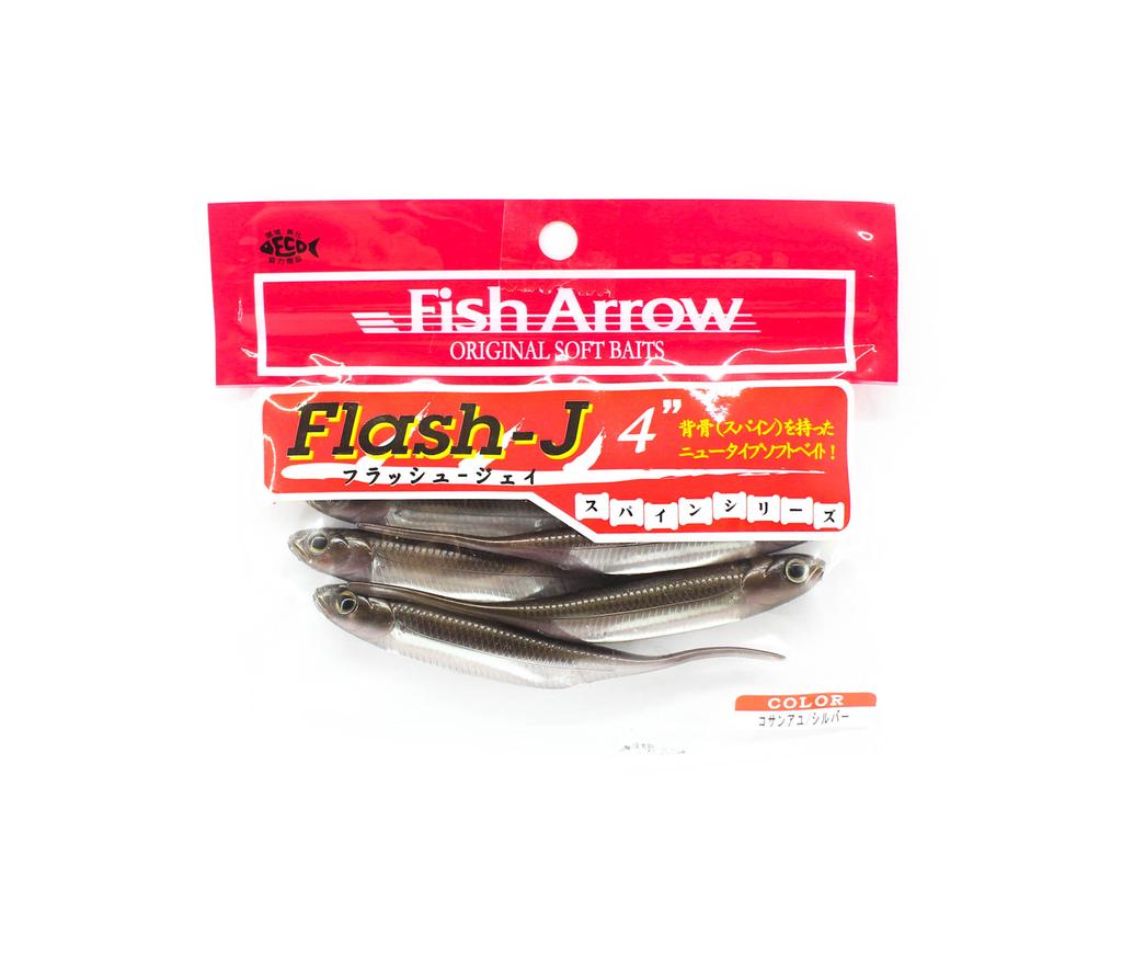 Fish Arrow Soft Lure Flash J 4 Zoll 6 Stück pro Packung # 07 (9438)