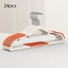 Plastic Clothes Hanger Non-Slip Adult Home Use Wardrobe Hanger for Bedroom Balcony Drying Garment Rack