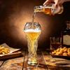 Trophy Beer Glass, High Borosilicate Glass Cup for Craft Beer, Large Capacity Soccer Trophy Mug, Bar Home Beer Cup Party